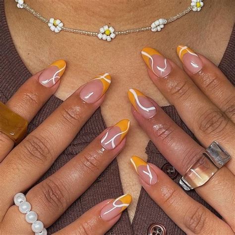 Gel X Nails Riverside Ca On Instagram Orange Tips Gelnails