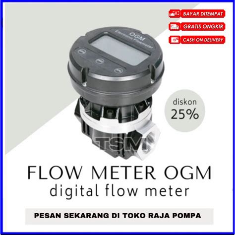 Jual Flow Meter Ogm Inch Digital Oval Gear Flowmeter Digital Dn