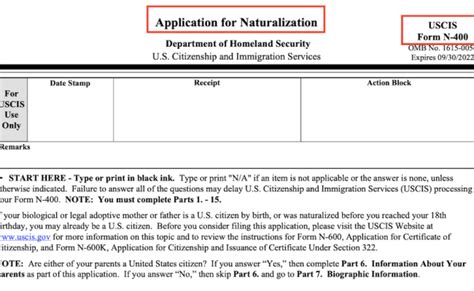 Como Llenar El Formulario De Solicitud N 400 En Linea Basico Para La Ciudadania Americana