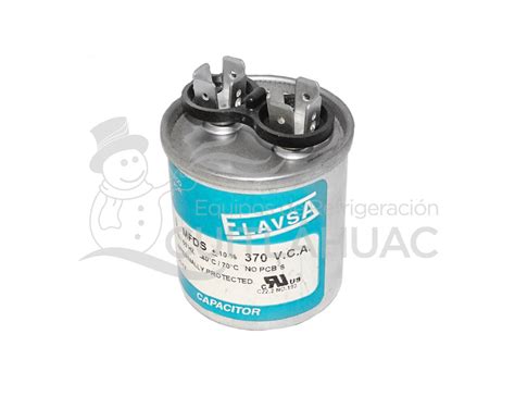 Capacitor De Trabajo De Mfd Vac Equipos De Refrigeraci N