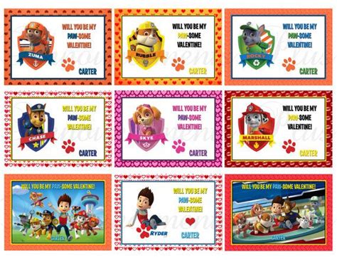 Free Paw Patrol Valentine Svg Cards Morningdolf