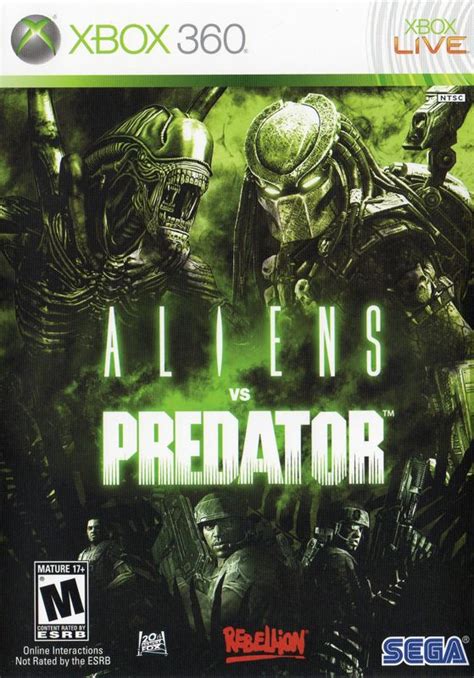 Aliens vs Predator (2010) Xbox 360 box cover art - MobyGames