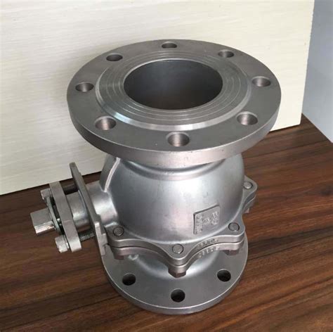 Ss Ansijis Din Pc Flanged Ball Valve With Locking Device