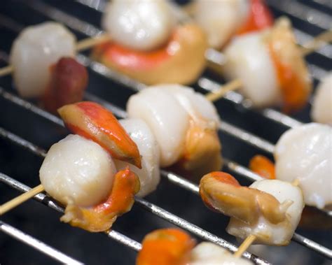 Recette Brochettes De Coquilles Saint Jacques Marie Claire