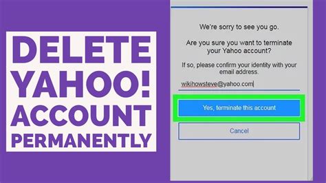 How To Delete Yahoo Account Forever Youtube