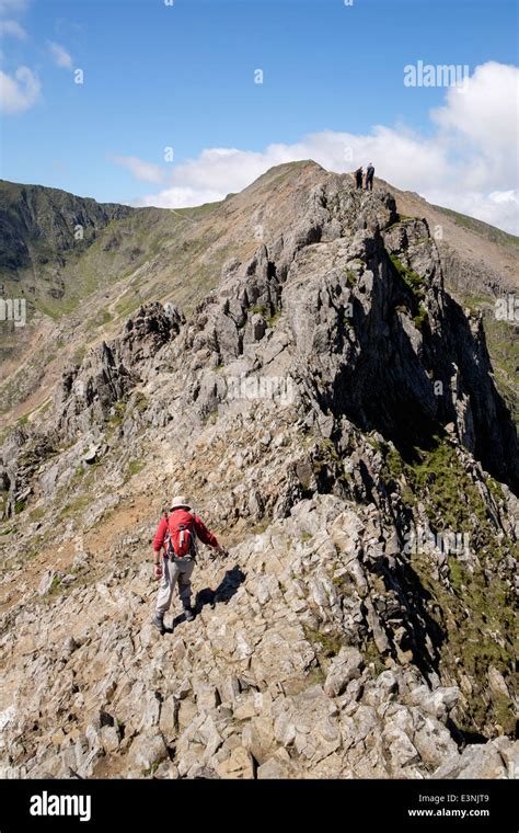 Crib goch pinnacles hi-res stock photography and images - Alamy