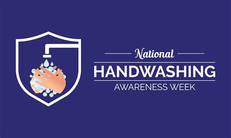 Vector Illustration Design Concept Of National Hand Washing Awareness