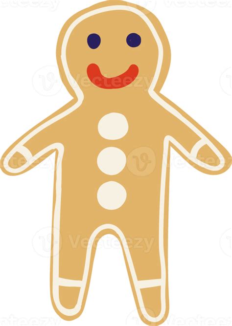 Smiling Gingerbread Man 13490317 Png