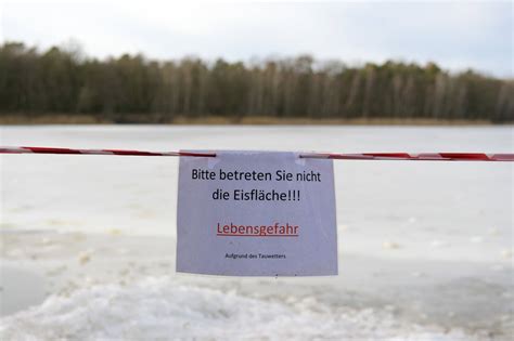 Xanten Stadt warnt vor Betreten von Eisflächen