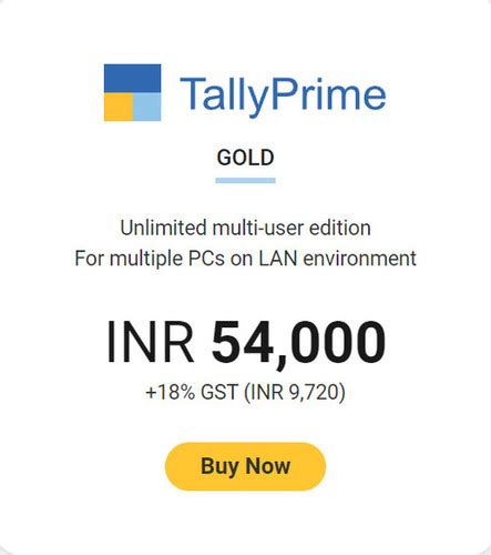 Tally Prime Gold Software at 63720.00 INR in Jaipur | Impressive Star ...