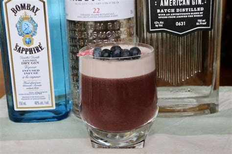 Sour Lemon Blueberry Gin Cocktail Drink Recipe DobbernationLOVES