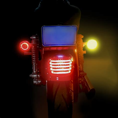 Amber/Red 1156 Motorcycle LED Turn Signal