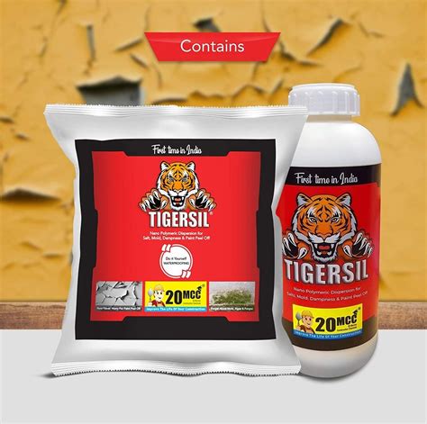 Transparent 20MCC Tigersil Waterproofing Solutions Packaging Size 1 5