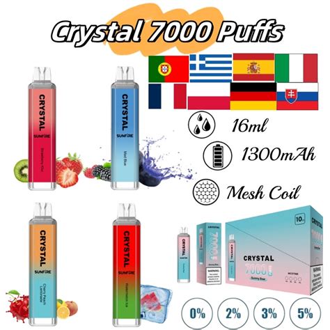 Original Sunfire Puff 12000 10000 9000 7000 Disposable Vape Pen Pod