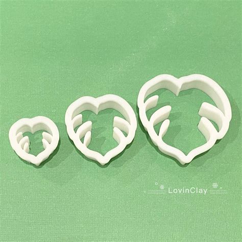 Monstera Leaf Polymer Clay Cutter Style 1 Etsy