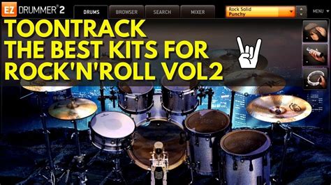 Toontrack EZdrummer 2 EZX The Best Drum Kits For Rock N Roll The