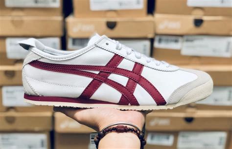 N N Shoes Shop Gi Y Onitsuka Tiger Mexico White Burgundy D J L