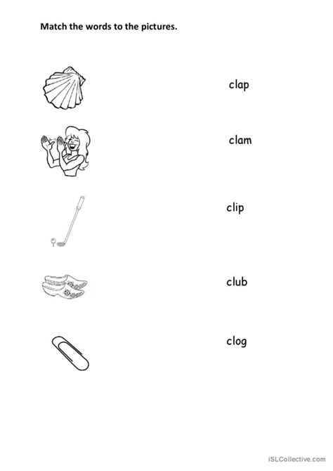 Phonics Beginning Consonant Blend English ESL Worksheets Pdf Doc