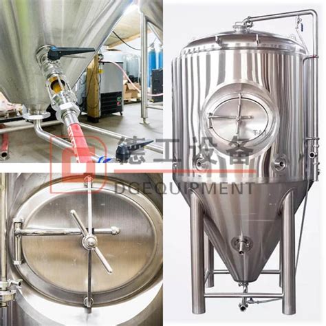 L Craft Beer Brewery Equipment For Conical Industrial Fermentation