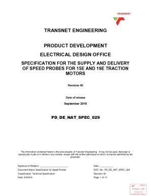 Fillable Online TRANSNET ENGINEERING PRODUCT DEVELOPMENT Fax Email