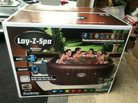 Lay Z Spa Maldives Hydrojet Pro Hot Tub Person New Lazy Spa