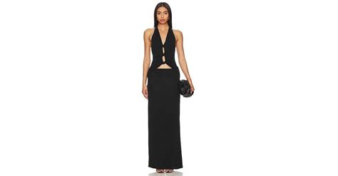 Lpa Angela Maxi Dress In Black Lyst