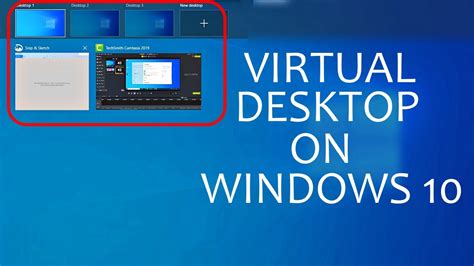 How To Use Multiple Desktop On Windows 10 Youtube