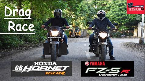 Drag Race Honda Cb Hornet R Vs Yamaha Fz S Ver And Pickup Test