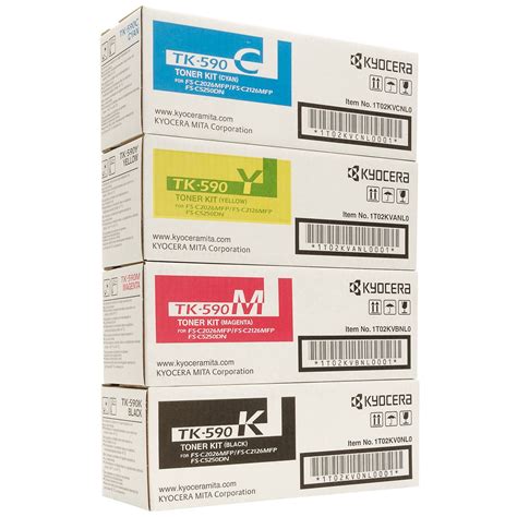 Kyocera Mita Tk Color Renkli Toner K C Y M