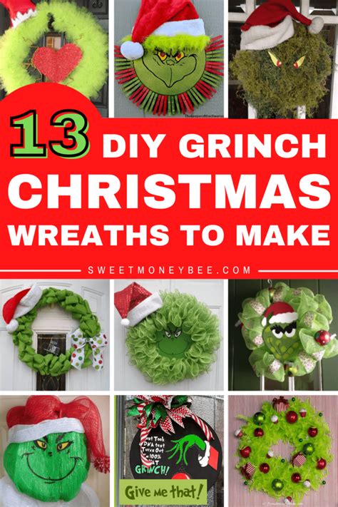 13 Grinch Christmas Wreath Ideas For 2024 Sweet Money Bee