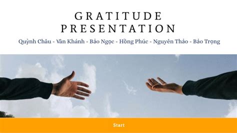 Gratitude Presentation