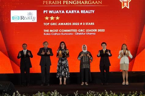 Wika Realty Raih Dua Penghargaan Top Grc Awards Antara News