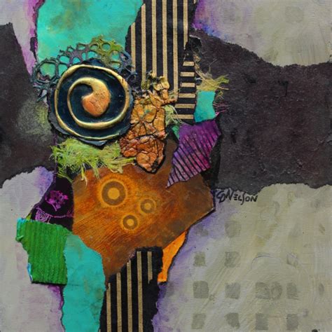 CAROL NELSON FINE ART BLOG Abstract Mixed Media Collage Art Painting