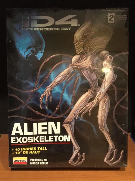 Independence Day Id4 Alien Exoskeleton Nib Lindberg 1996 77312