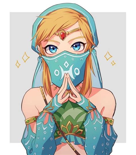 Legend Of Zelda Breath Of The Wild Art Gerudo Vai Link Artis Dibujos Animados Bonitos