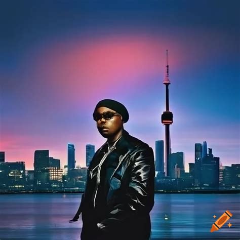 Nas Stillmatic Album Cover With Toronto Skyline On Craiyon