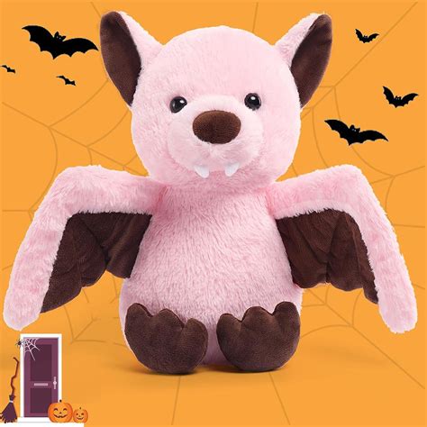 Bat Stuffed Animal Toy Bluepinkgrey 14 Inches Morismos