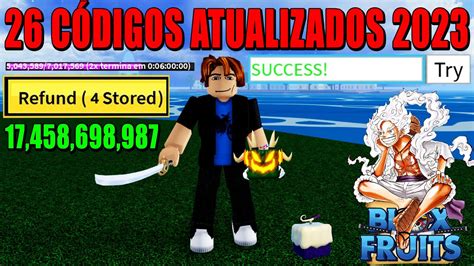 Novo C Digo Todos Os C Digos Do Blox Fruits Atualizados Roblox