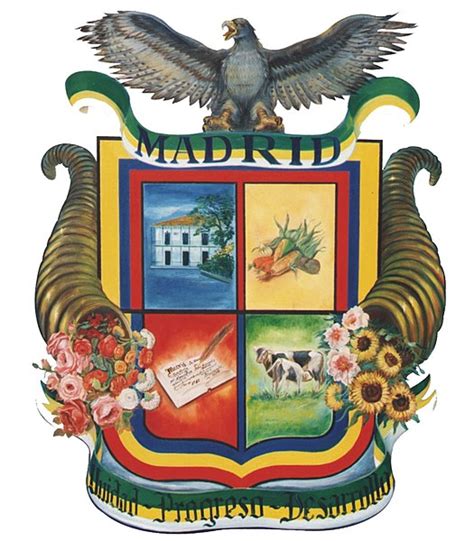 Escudo Coat Of Arms Crest Of Madrid Cundinamarca