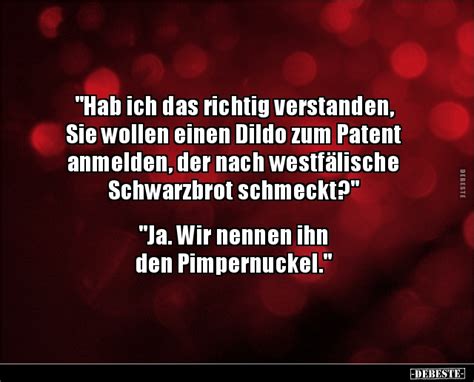 Hab Ich Das Richtig Verstanden Sie Wollen Einen Dildo Zum Patent DEBESTE De