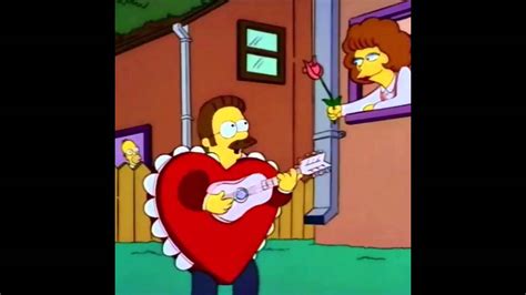 Office Ned Flanders Purple Drapes Valentines Day Card Flanders Simpsons ...