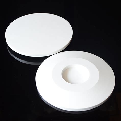 Xtl Large Alumina Round Plate White Ceramic Circular Board Alumina