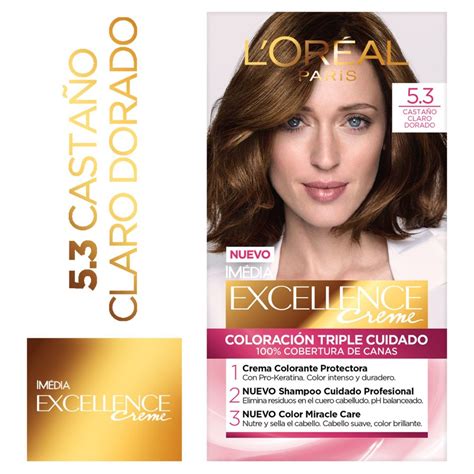 Coloraci N Excellence Creme Casta O Claro Dorado Farmacias Cruz Verde