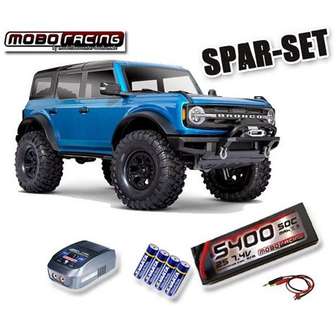 Traxxas 92076 4 Trx 4 2021 Ford Bronco 4wd Scale Crawler Spar Set 4 Blau Ebay