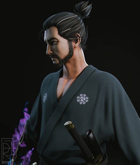 Miyamoto Musashi Onimusha Sculpt Finished Projects Blender Artists