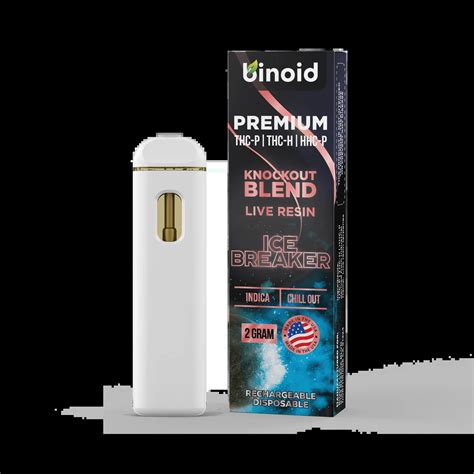 Binoid Knockout Blend Live Resin Disposable 2g