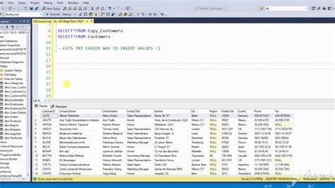 Sql Server Insert Into Values Or Select Youtube