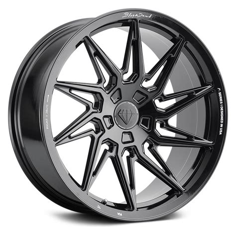 Blaque Diamond Bd F Wheels Gloss Black Rims