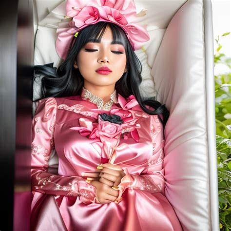 1 Satin Funeral Coffin Sleeping Beauty Asian Pin By Huatkuay On Deviantart