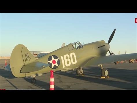 Curtiss P Warhawk Among The Vintage Aircraft At The California